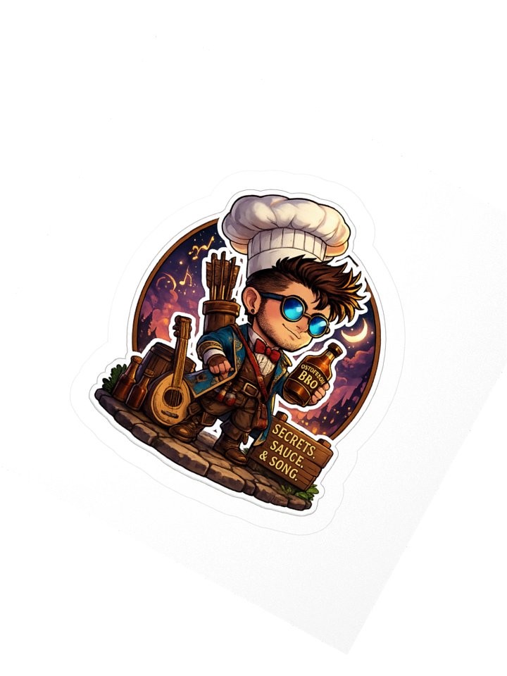 🔥 Secrets, Sauce & Song – Ollie Ostoferson Sticker product image (7)