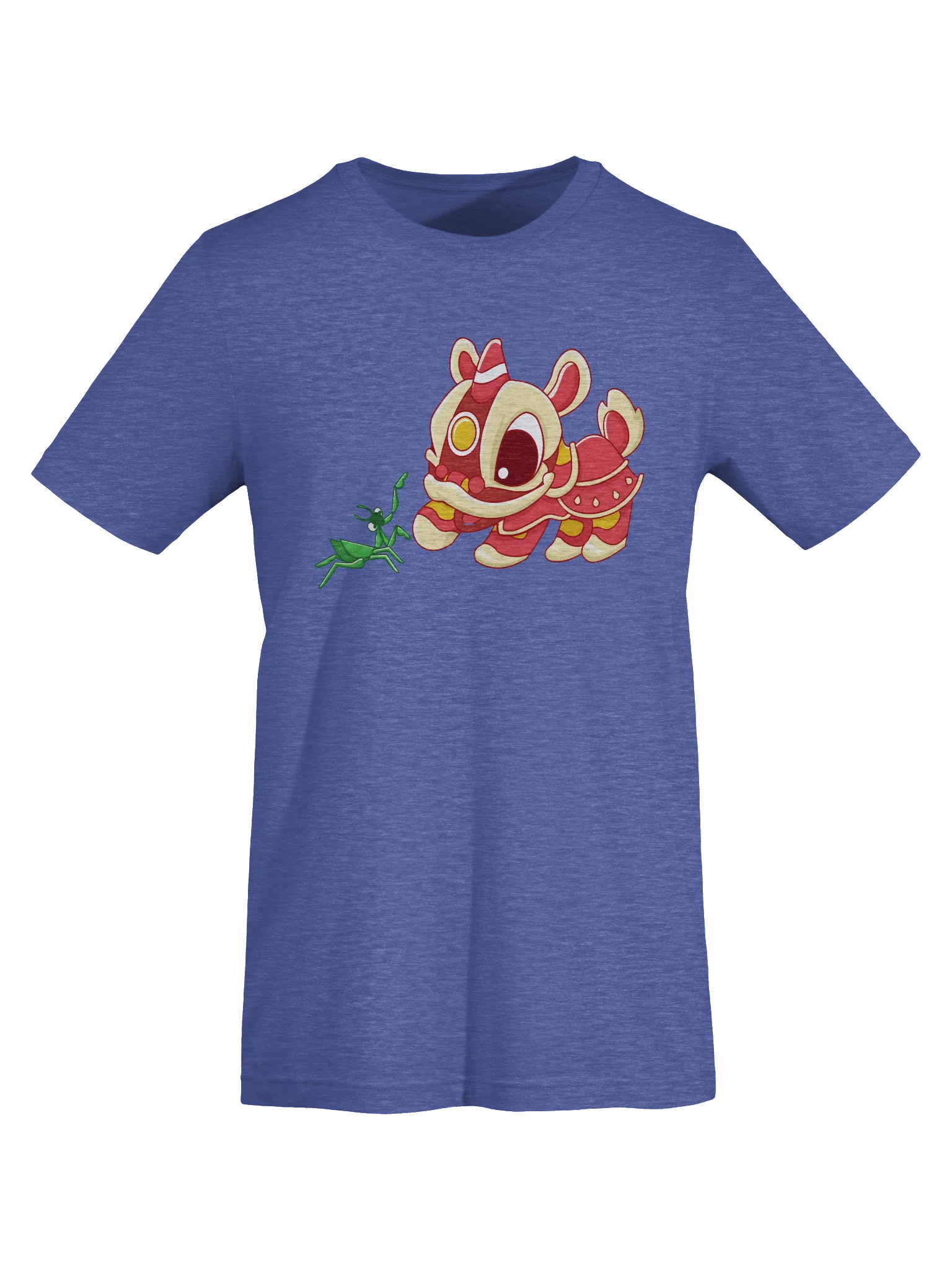 Mantis Meets Lion Heather Tee - Cotton Blend product image (19)