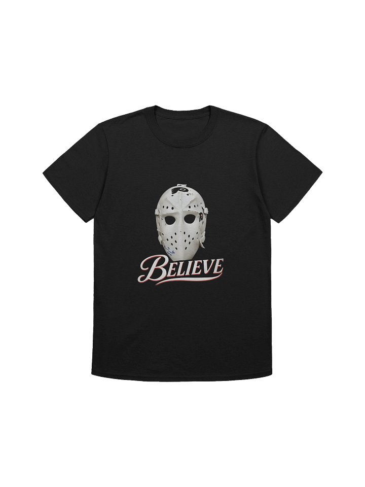 Bernie Parent Ice Hockey Mask Believe Shirt product image (1)