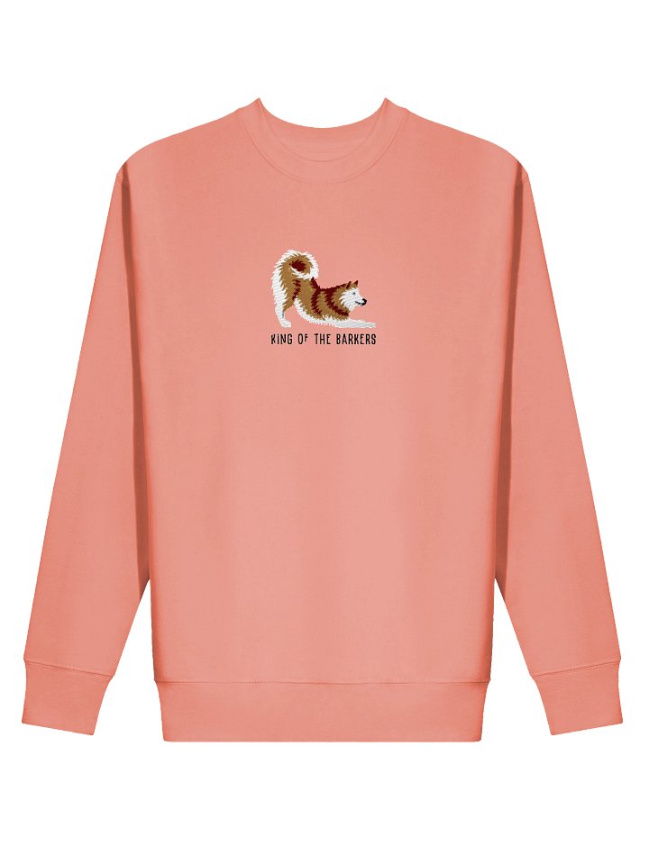 King of the Barkers Sweatshirt (Embroidered) of a Finnish Spitz(Gold) product image (16)