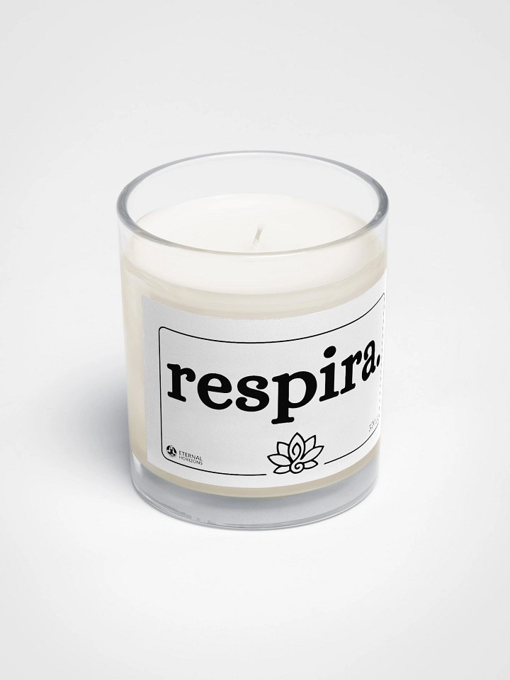 Vela de cera de soja "respira." product image (2)