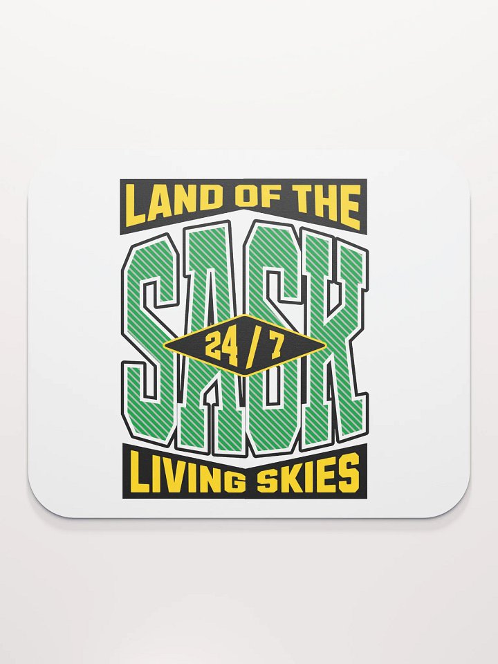 Sask Land Of The Living Skies 24/7 Classic Mouse Pad product image (1)