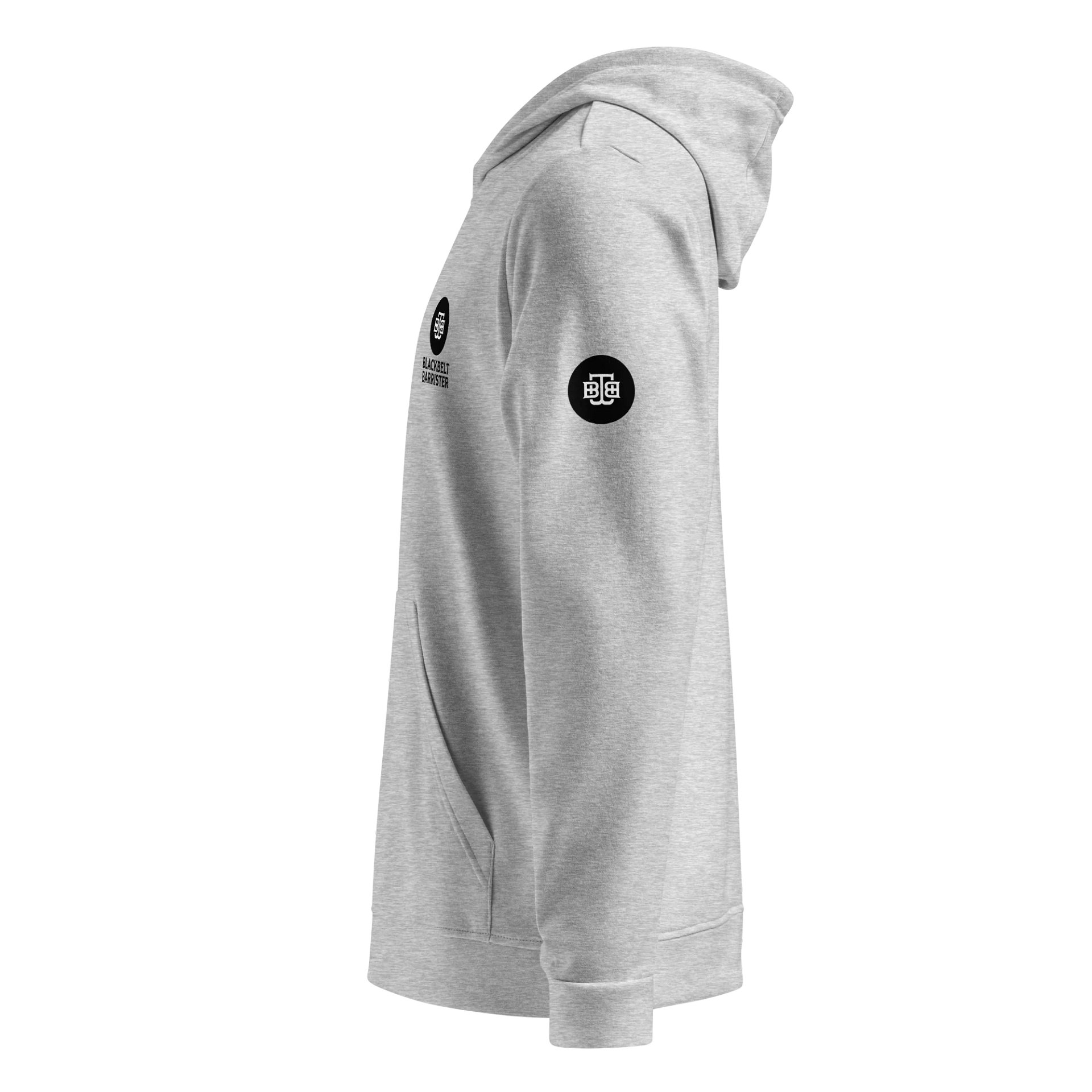 Adidas x Blackbeltbarrister Fleece Hoodie Grey product image (4)