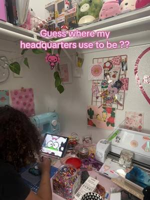 💫Reporting to you live from my very own mini #anime #artstudio making #perlerbeadsart in my closet lol 🩷🧡💫 it was my safe space 📓🩷😌🌈🧚🏾‍♀️ #closettour #etsyshop 💕