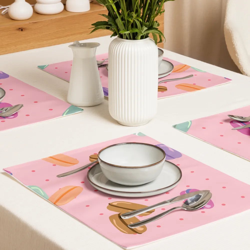 Colorful Macaron Melody Placemat Set product image (11)