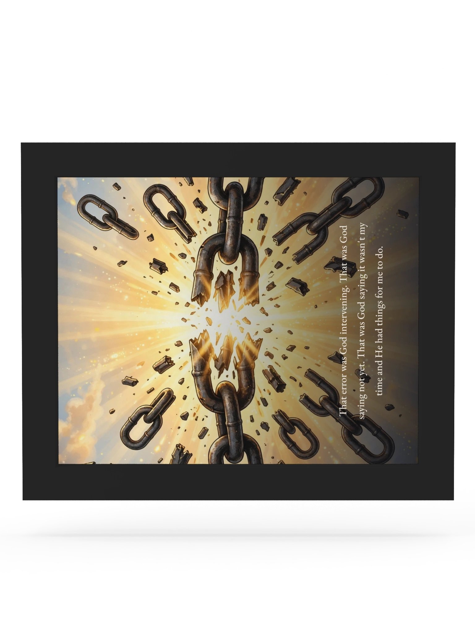 God Intervening Framed Wall Art product image (6)