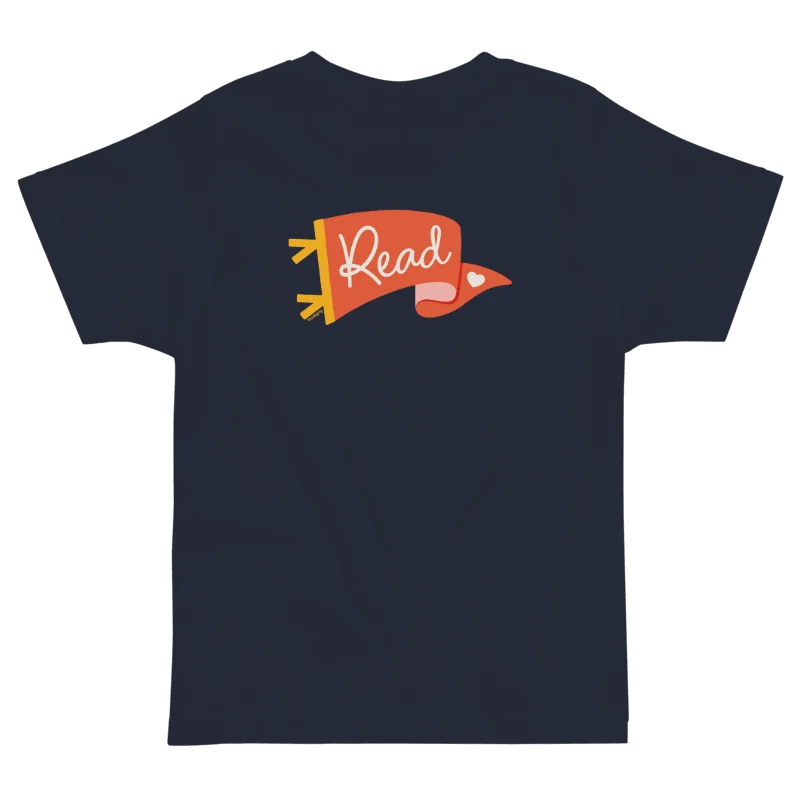 Go Team...Read! Red Pennant Toddler T-Shirt product image (1)