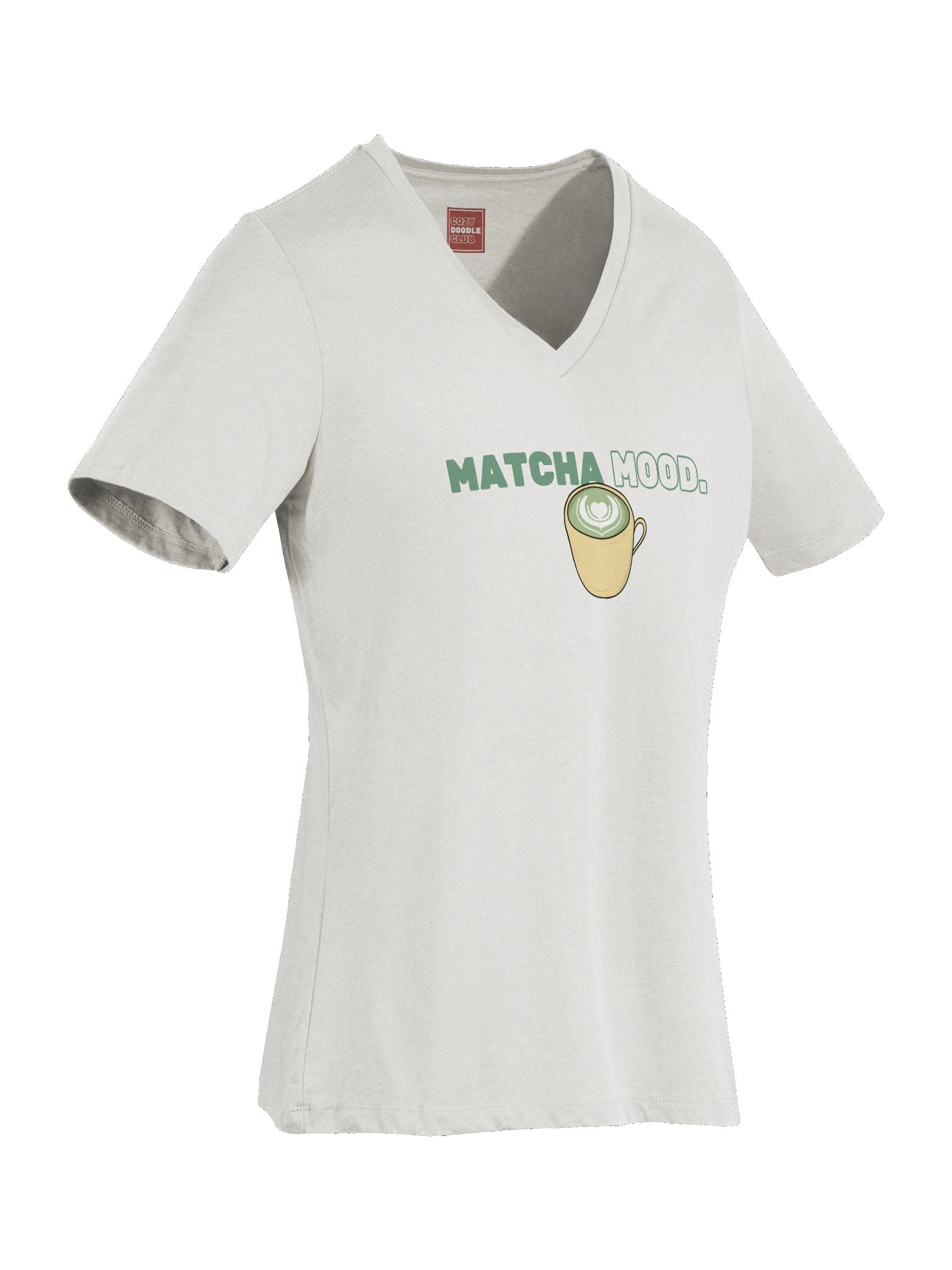 Matcha Mood V-Neck T-Shirt product image (7)