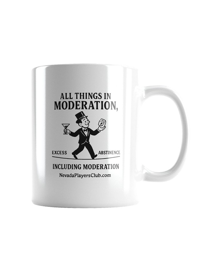 All Things in Moderation Mug - Tightrope Version product image (6)