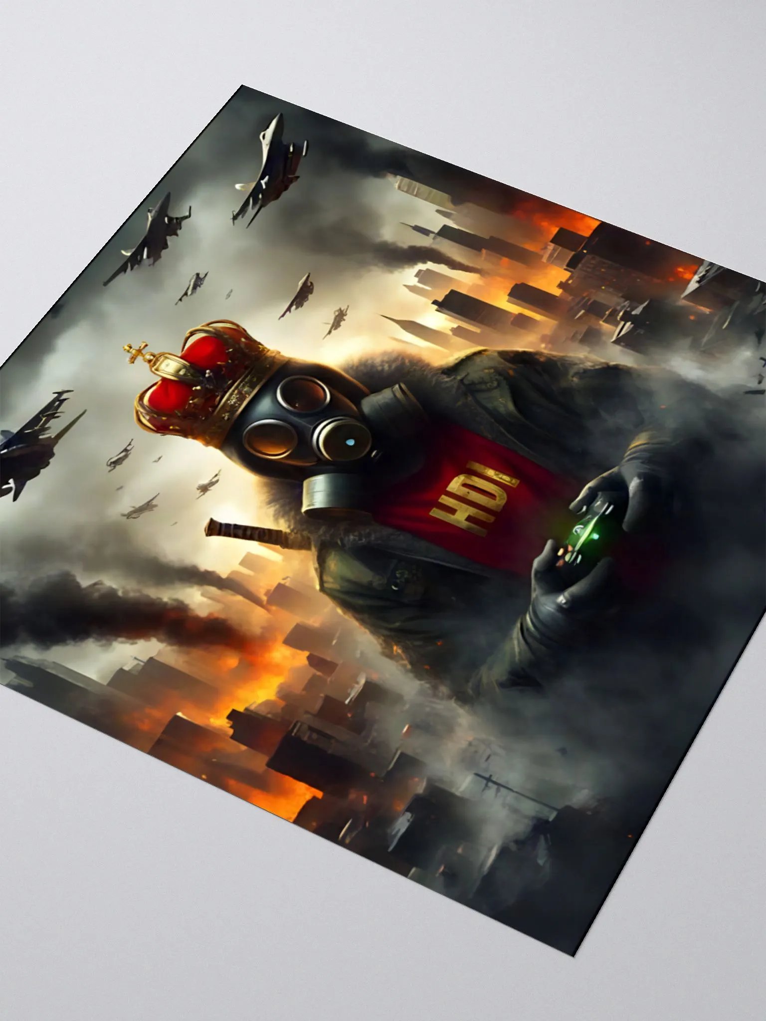 HDI Burning City - Cut Stickers product image (3)