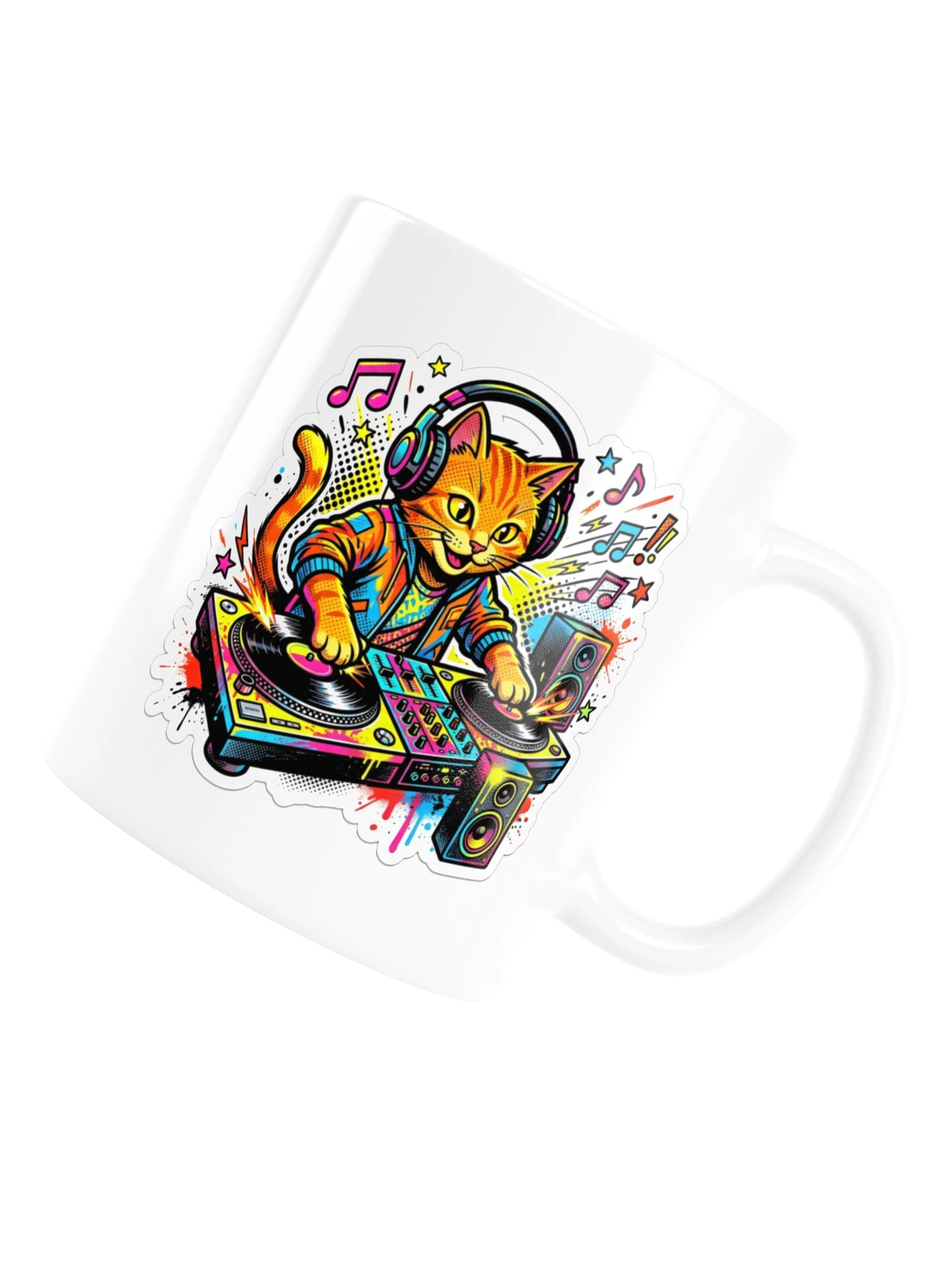 DJ Orange Cat Mug product image (6)
