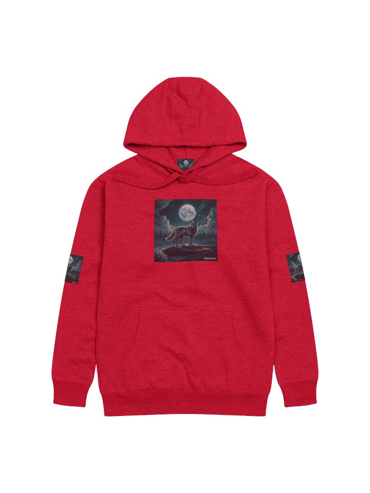 Moonlit Wolf Unisex Hoodie product image (1)