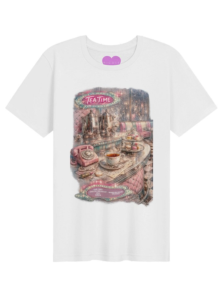 1950's Diner Tea Time T-Shirt product image (71)