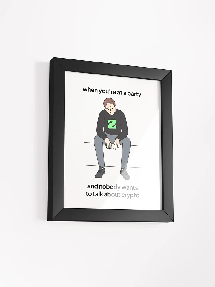 Sad at Party Meme Framed Matte Poster product image (19)