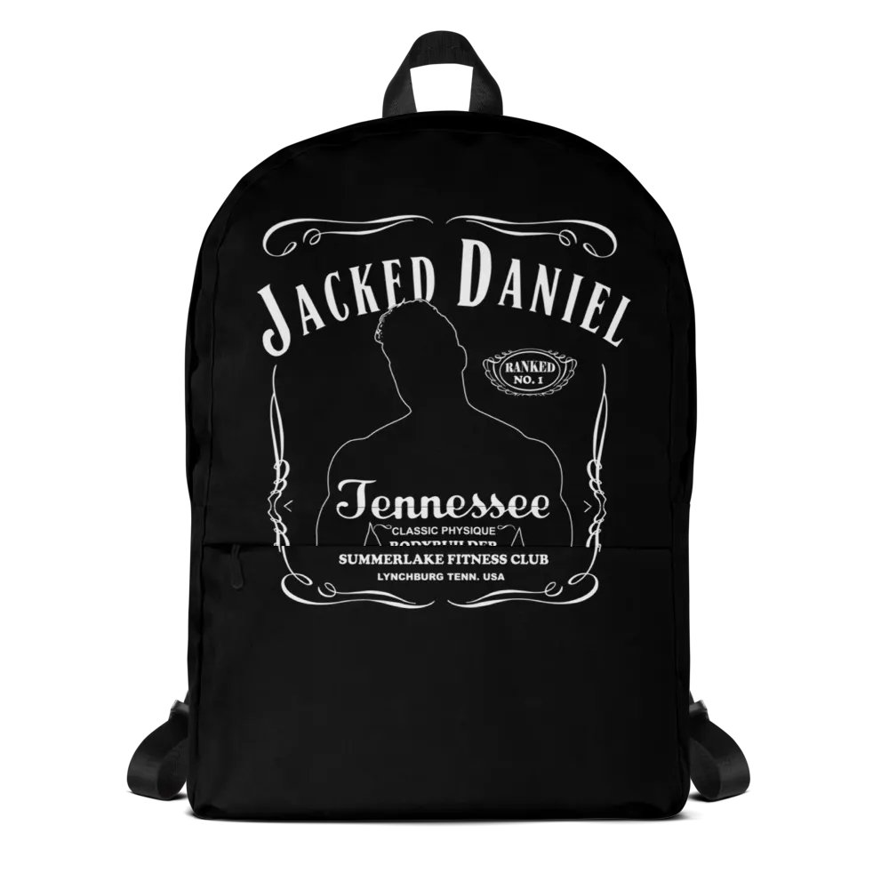 Jacked Daniel Large Print Backpack product image (1)