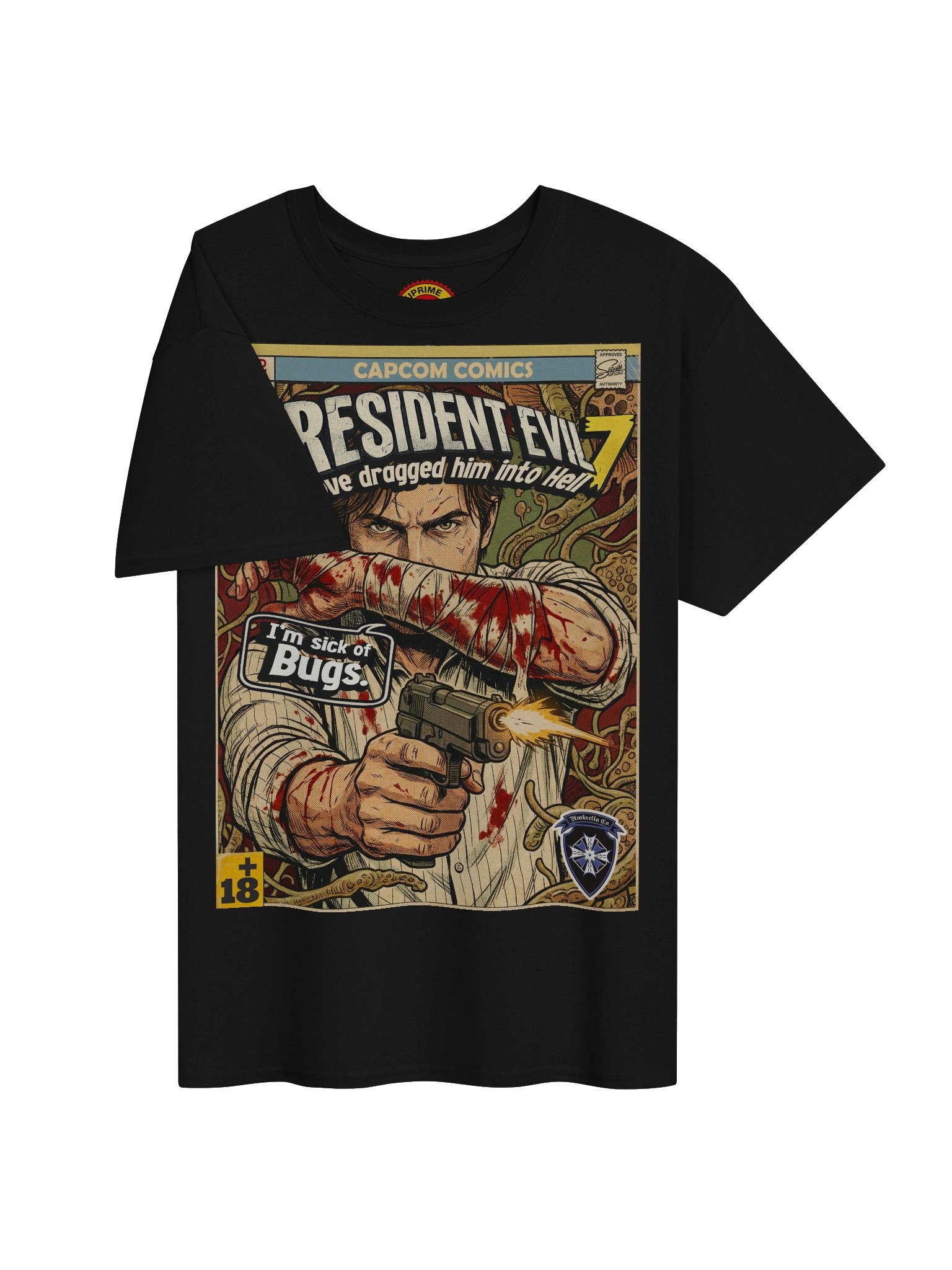 Resident Evil 7 Comic Art T-Shirt product image (3)