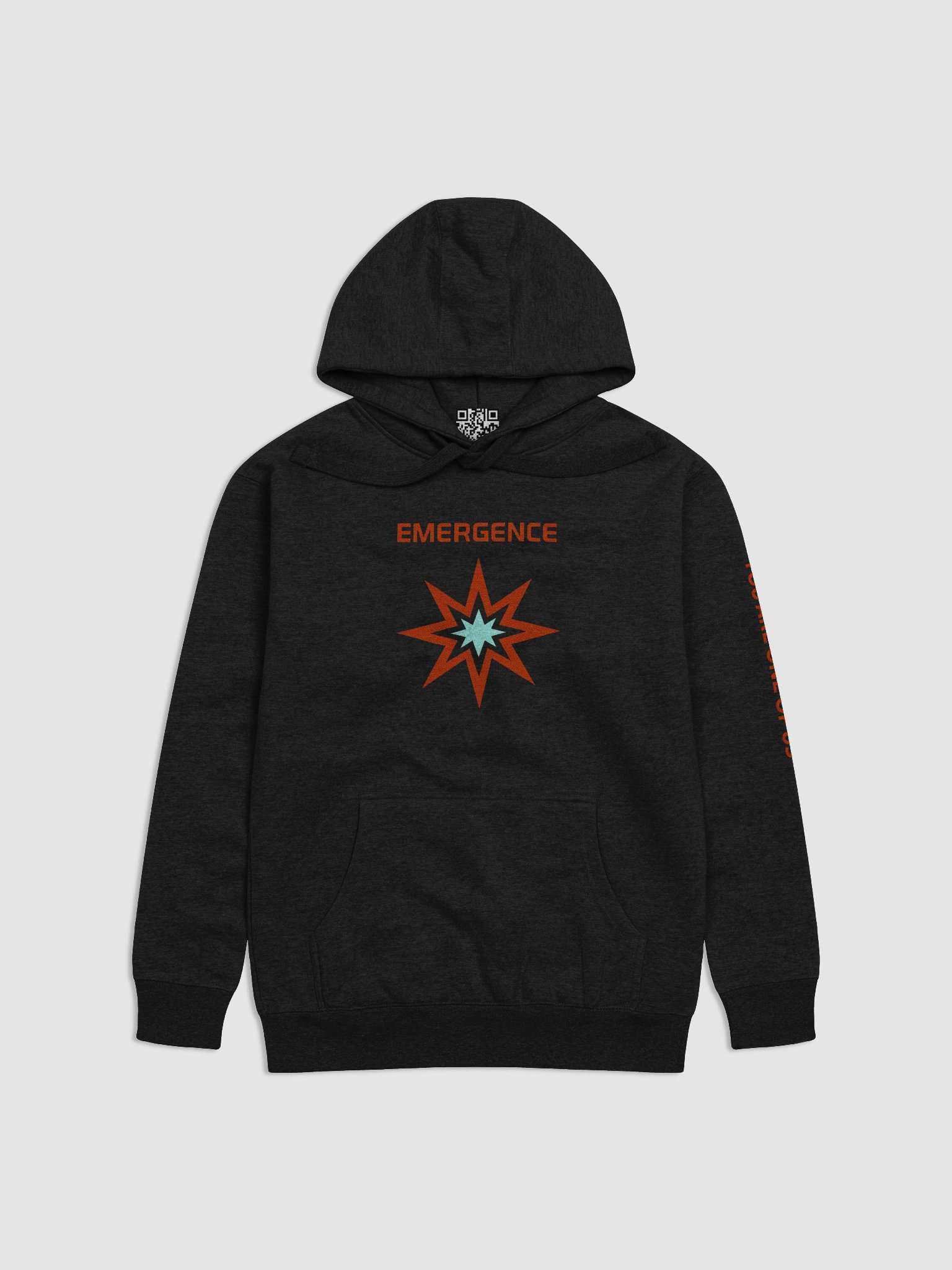 Emergence Logo-wear Hoodie, Black product image (1)