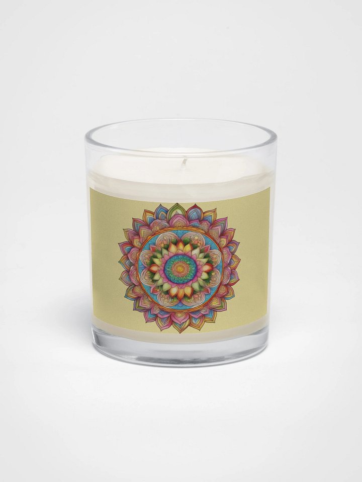 Golden Bloom Mandala - Soy Candle product image (1)