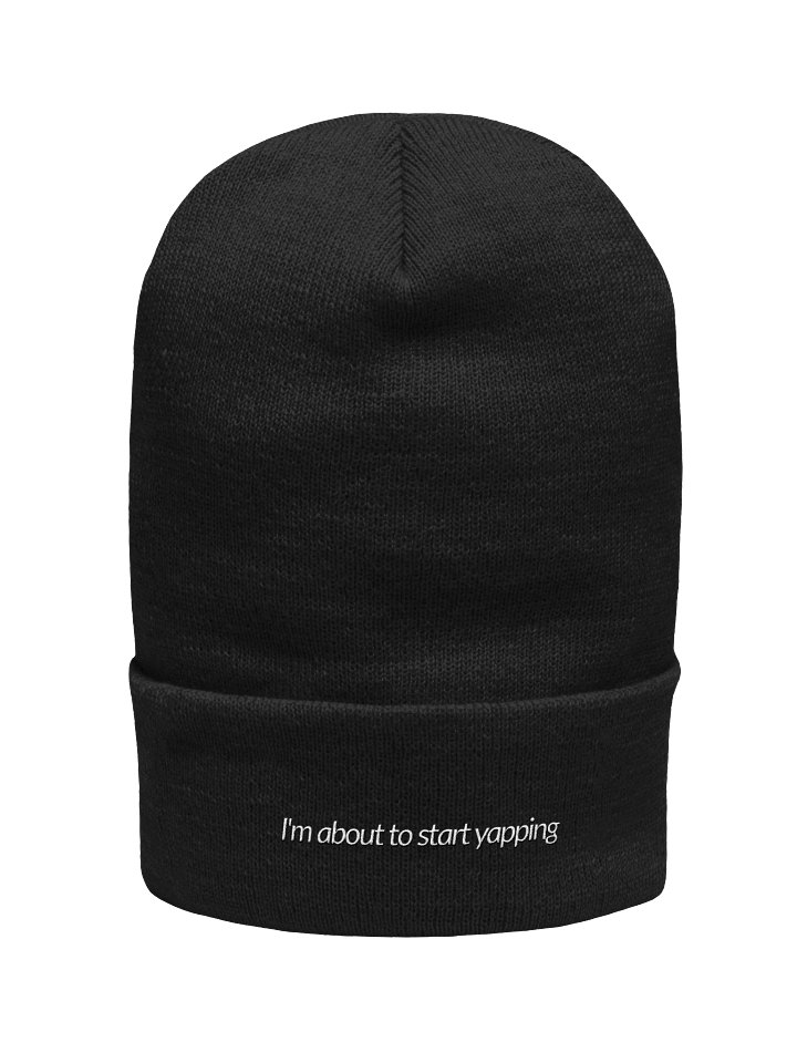 Yapping Season Embroidered Beanie product image (1)