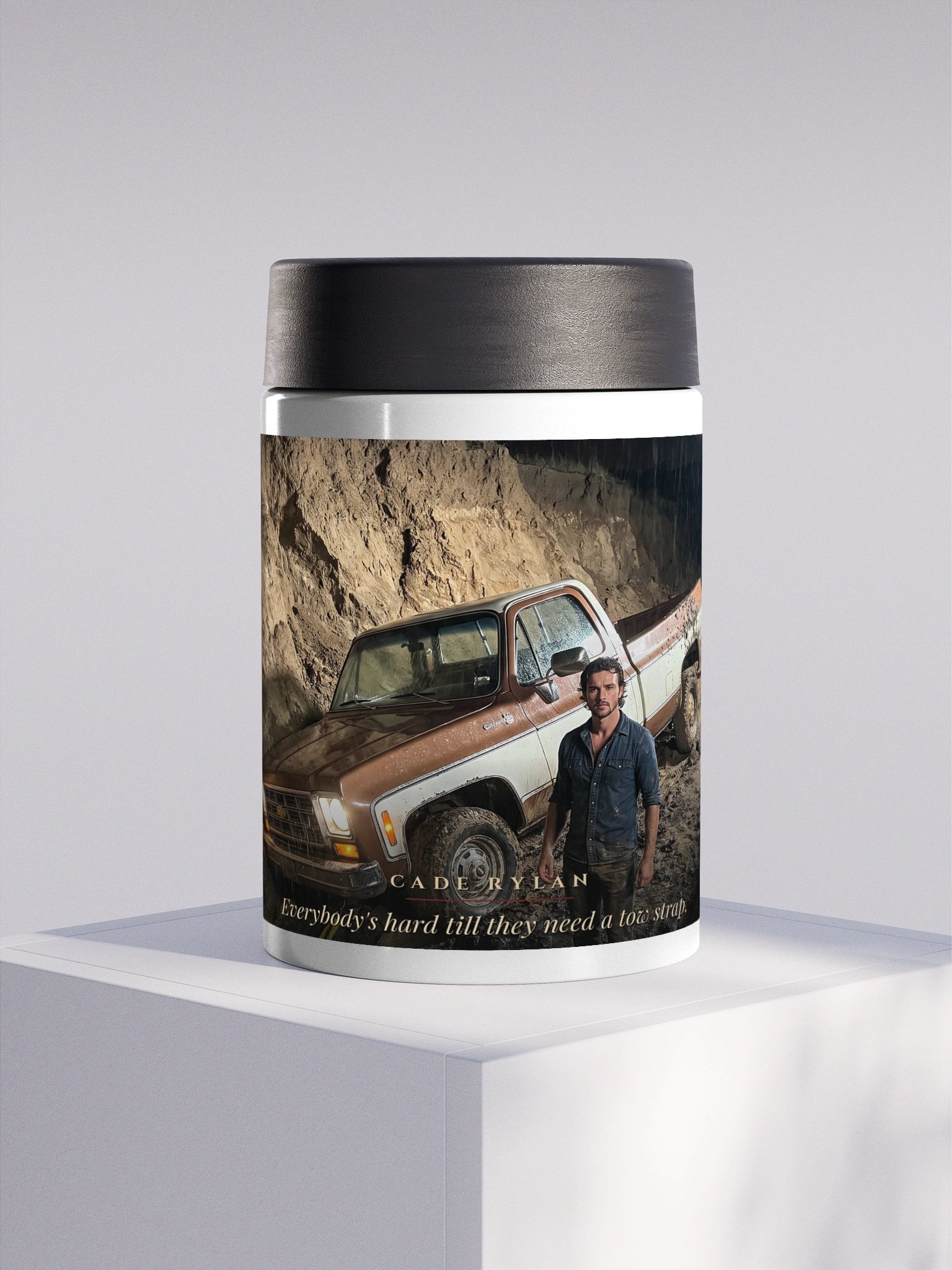 Tow Strap Hard Koozie product image (1)