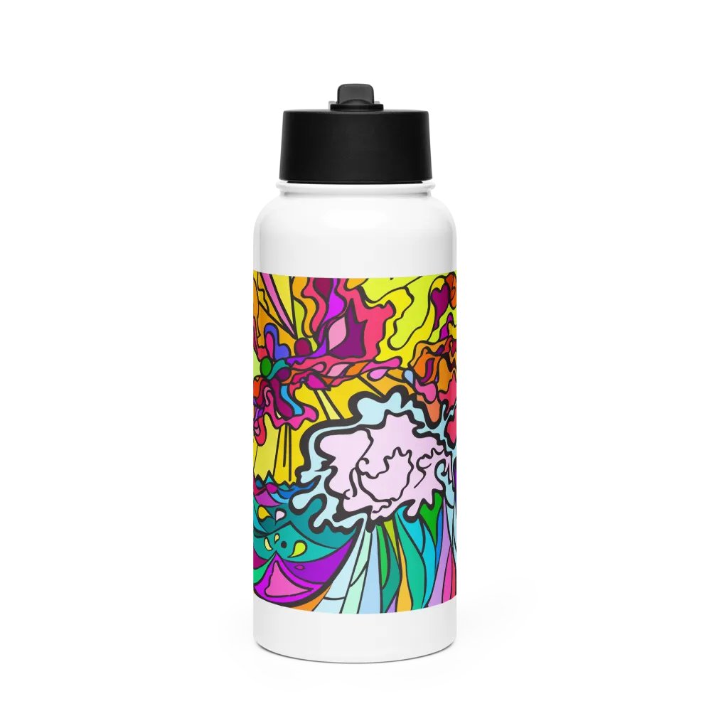 Vibrant Movement Stainless Steel Water Bottle - Wave at Sunset product image (1)