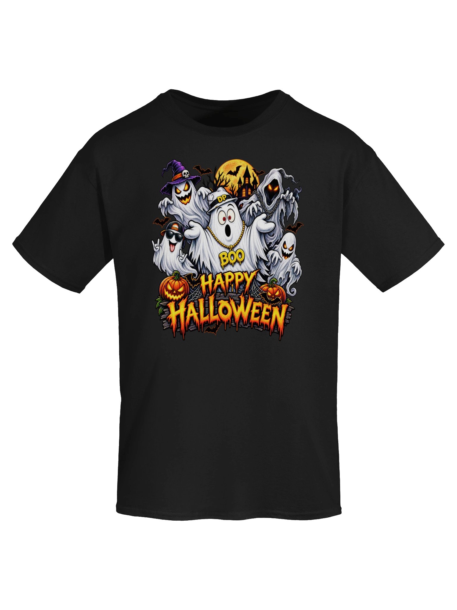 Boo Happy Halloween Gildan Heavyweight T-Shirt product image (5)