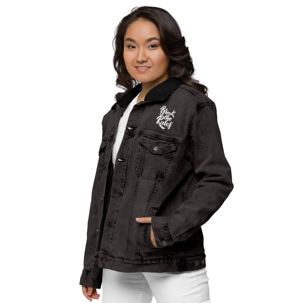 BREAK - Cosmic Symbol Unisex Denim Jacket product image (7)