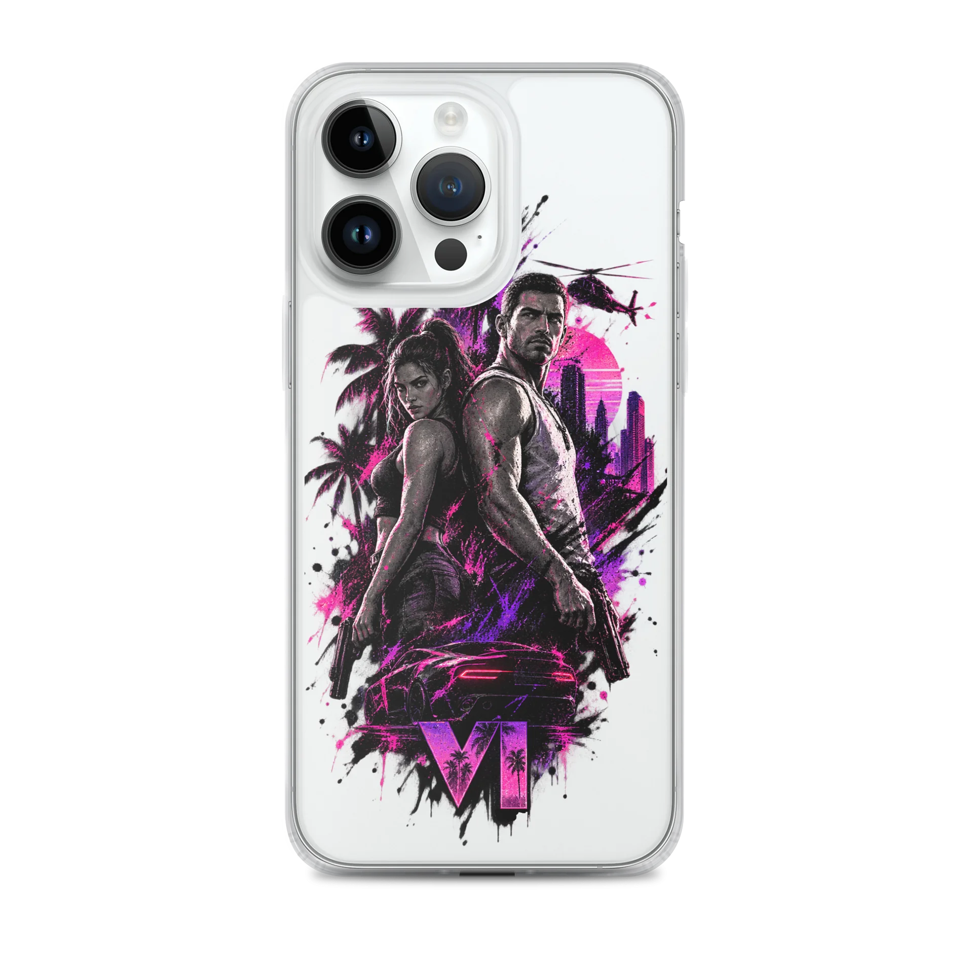GTA 6 iPhone Case (Clear) product image (2)