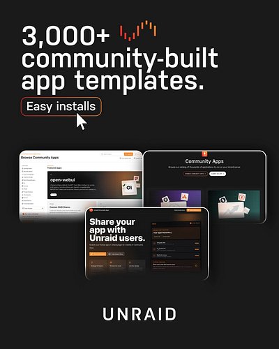 Homelab dreaming made easy. Access 3,000+ community-built app templates for your Unraid server! 

Take control of your data a...
