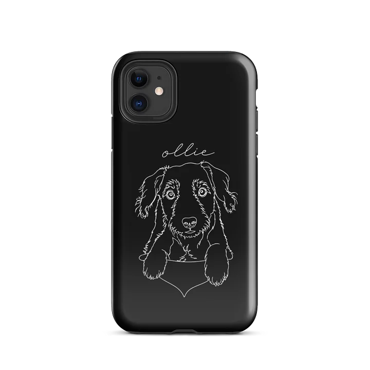 Simplistic Ollie iPhone Case Black product image (2)