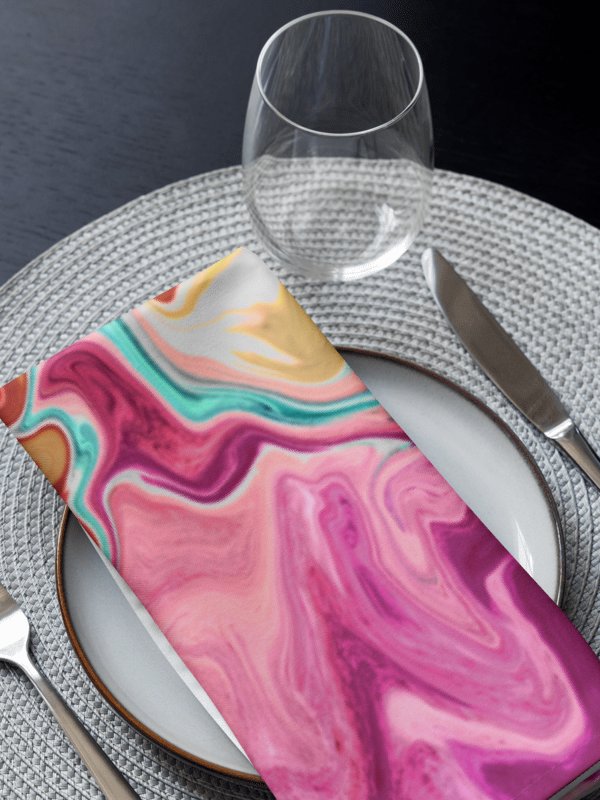 Iridescent Pattern Cloth Napkin Set (4) product image (9)