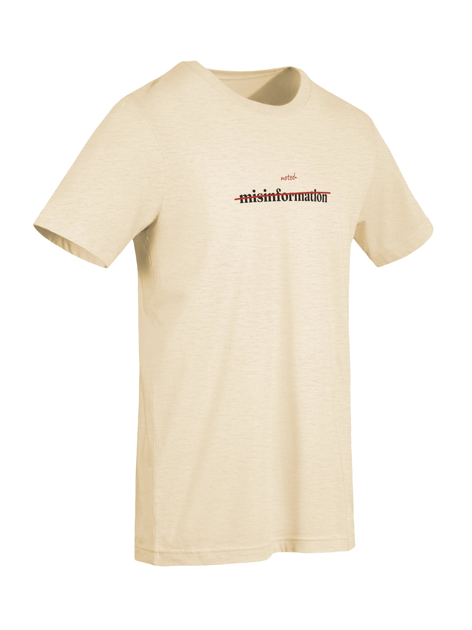 The Eco Tee — Heather Natural product image (7)
