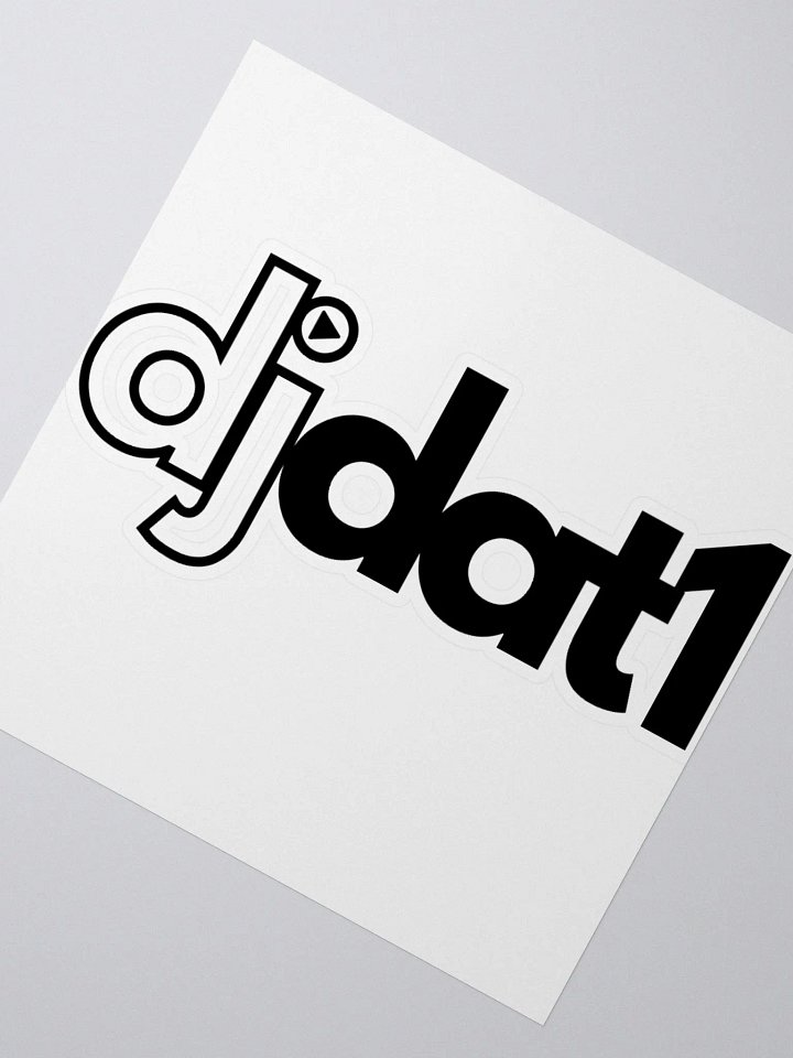 [DJDAT1] Vinyl Stickers (black) product image (2)