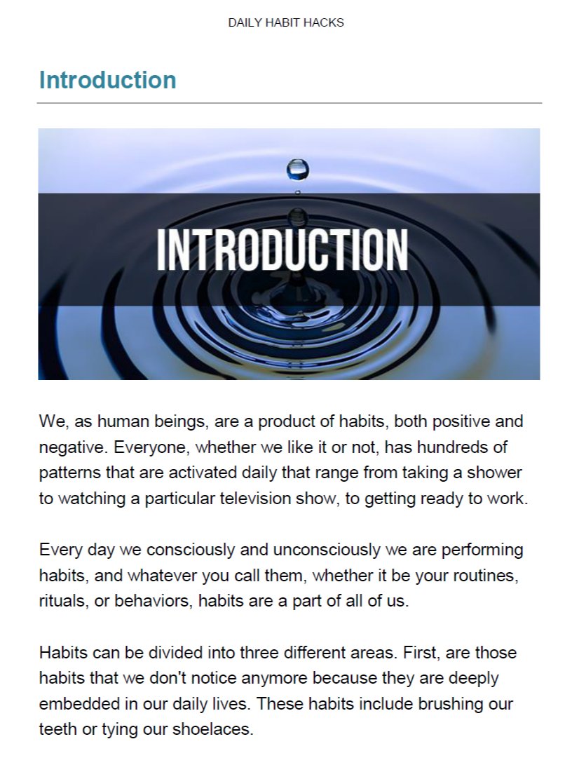 Daily Habit Hacks eBook product image (3)