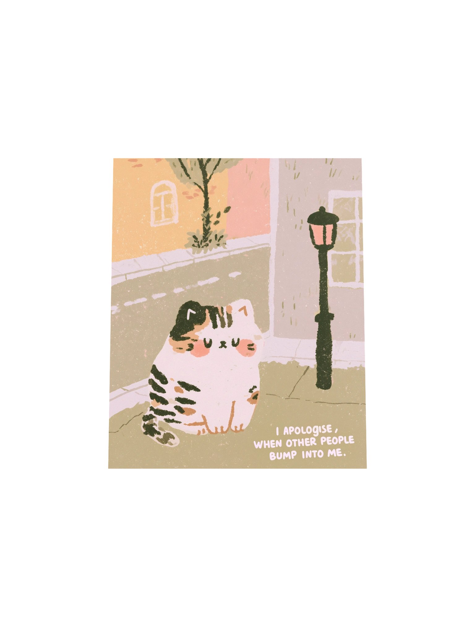 Apologetic Cat Street Poster product image (20)