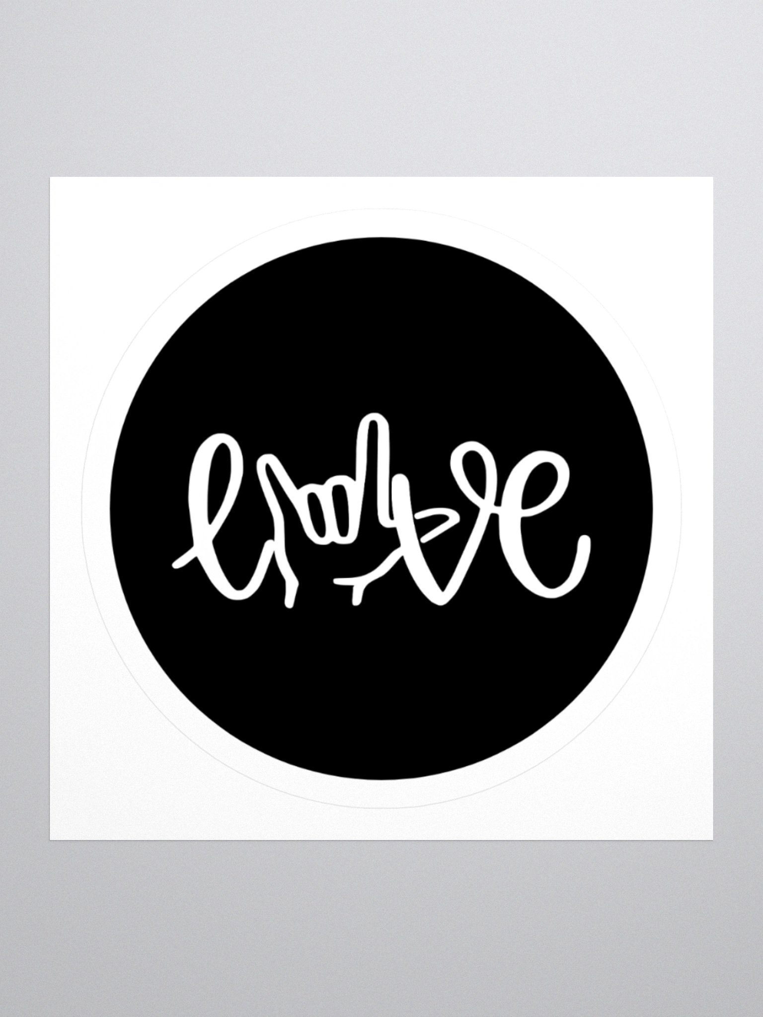 Love, Spelled Out Sticker product image (1)