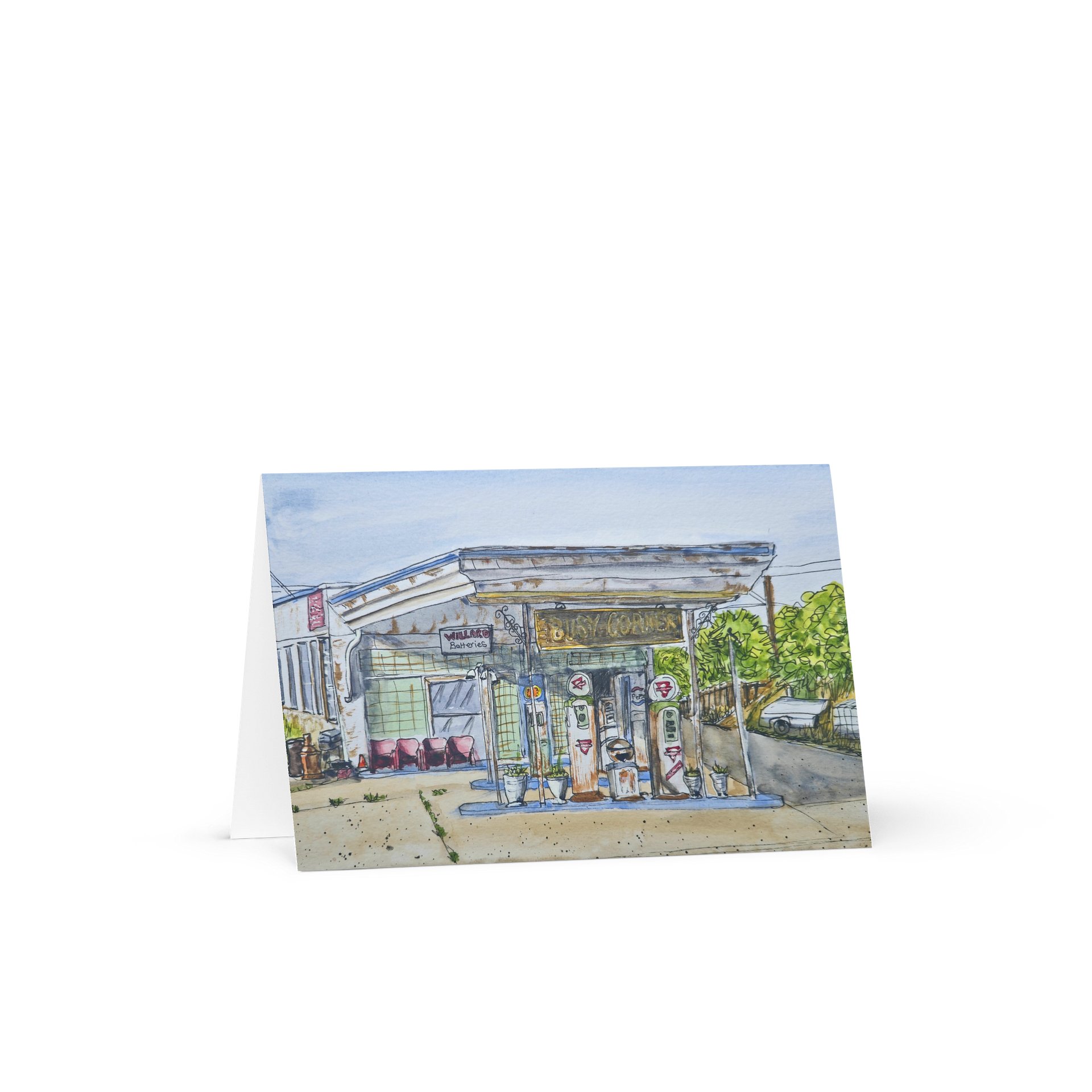 Busy Corner - Greeting Card product image (1)