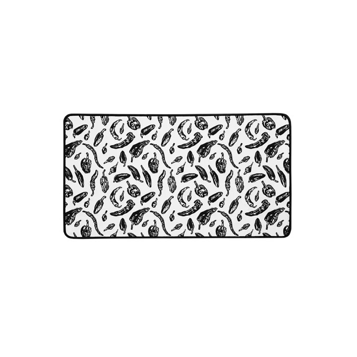 'Summer Peps' Desk Mat Black & White product image (2)