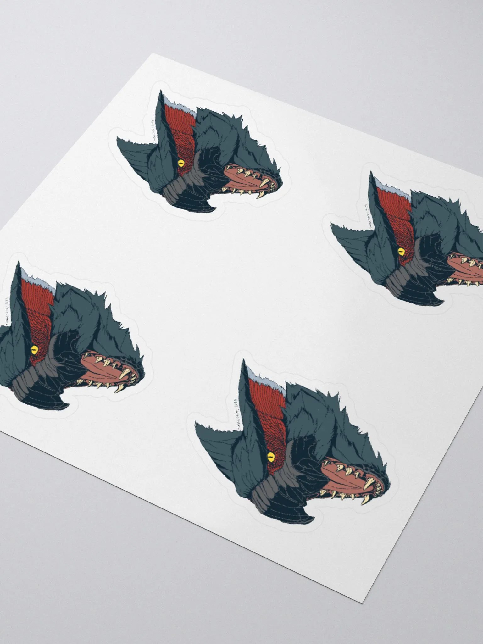 Nargacuga Sticker 4-Pack product image (9)