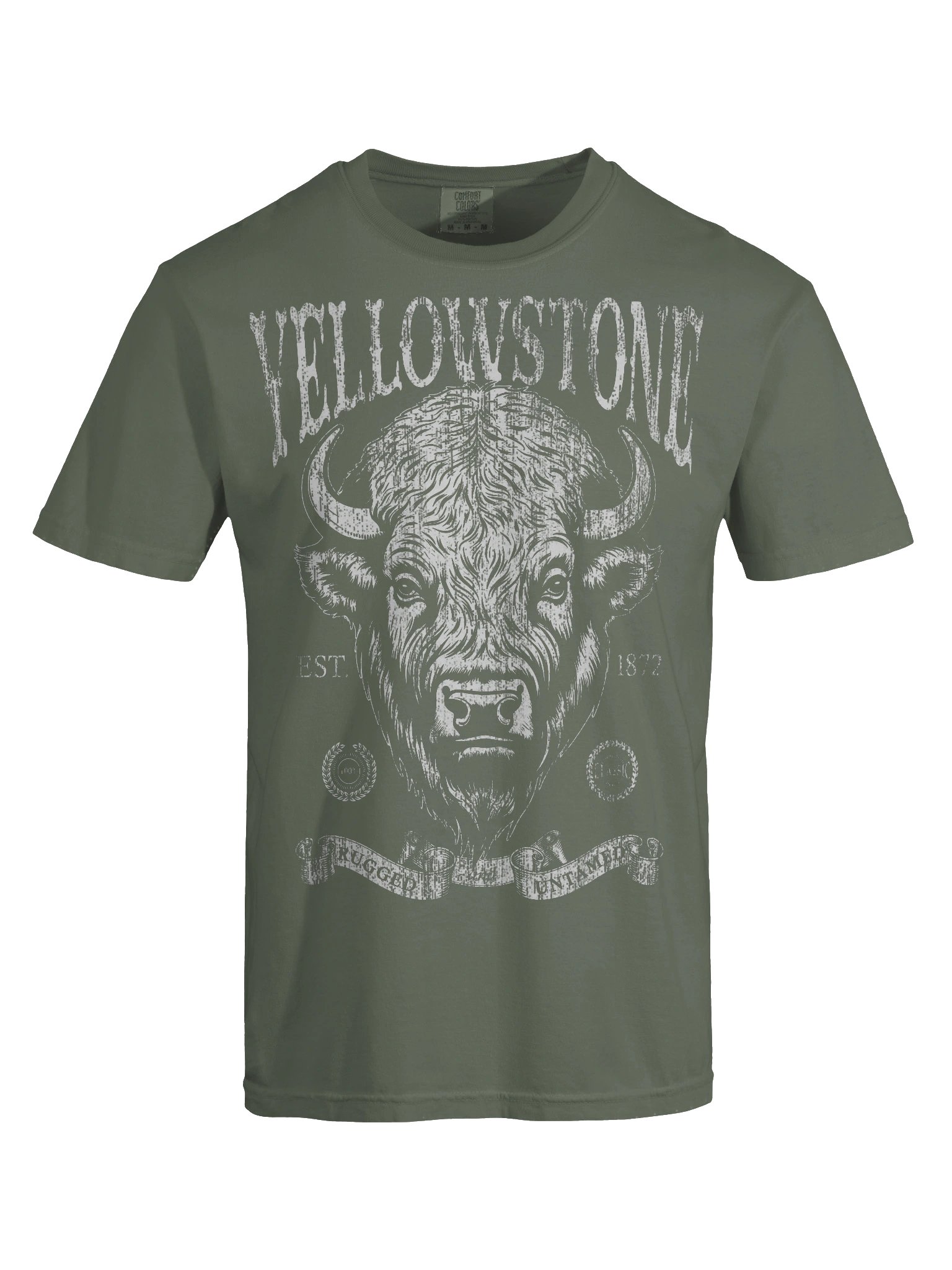 Yellowstone Shirt – Vintage Bison National Park Graphic Tee (Est. 1872) product image (8)