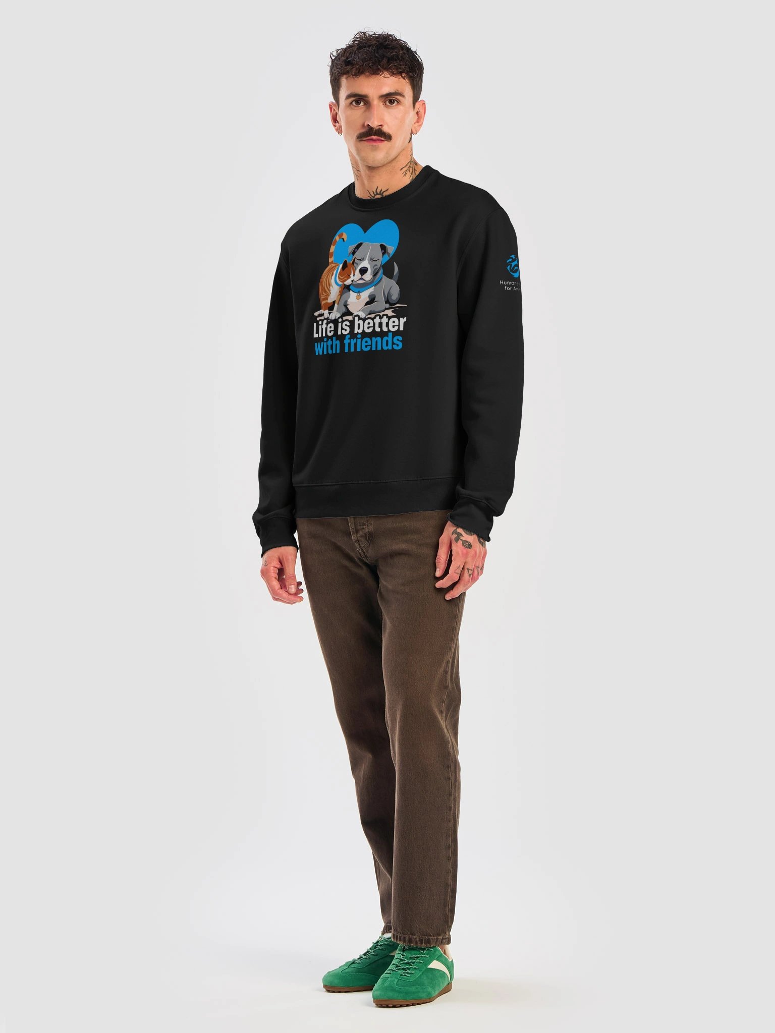 Life is better with friends - Sweatshirt product image (8)