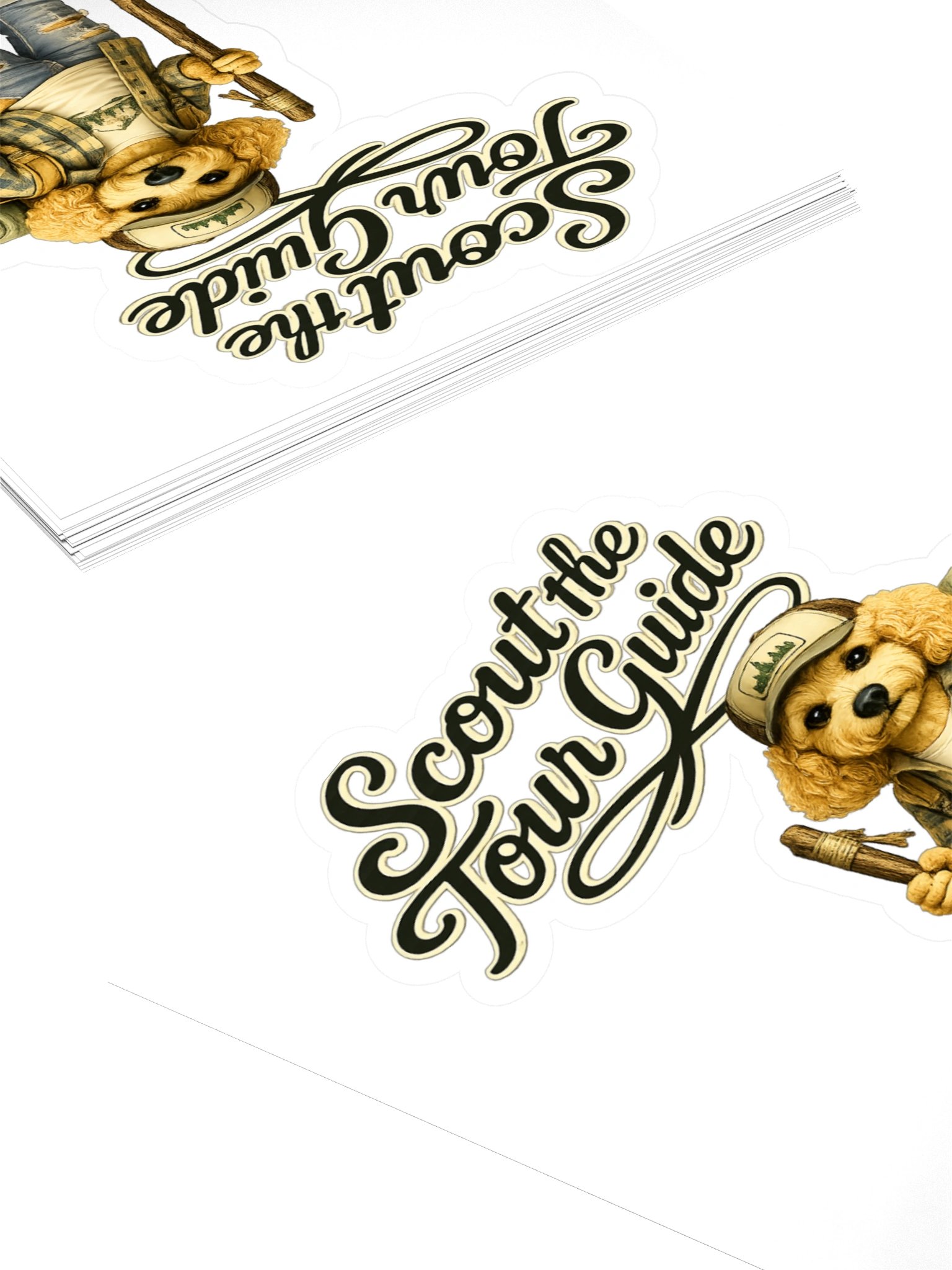 Scout the Tour Guide Dog Sticker product image (4)