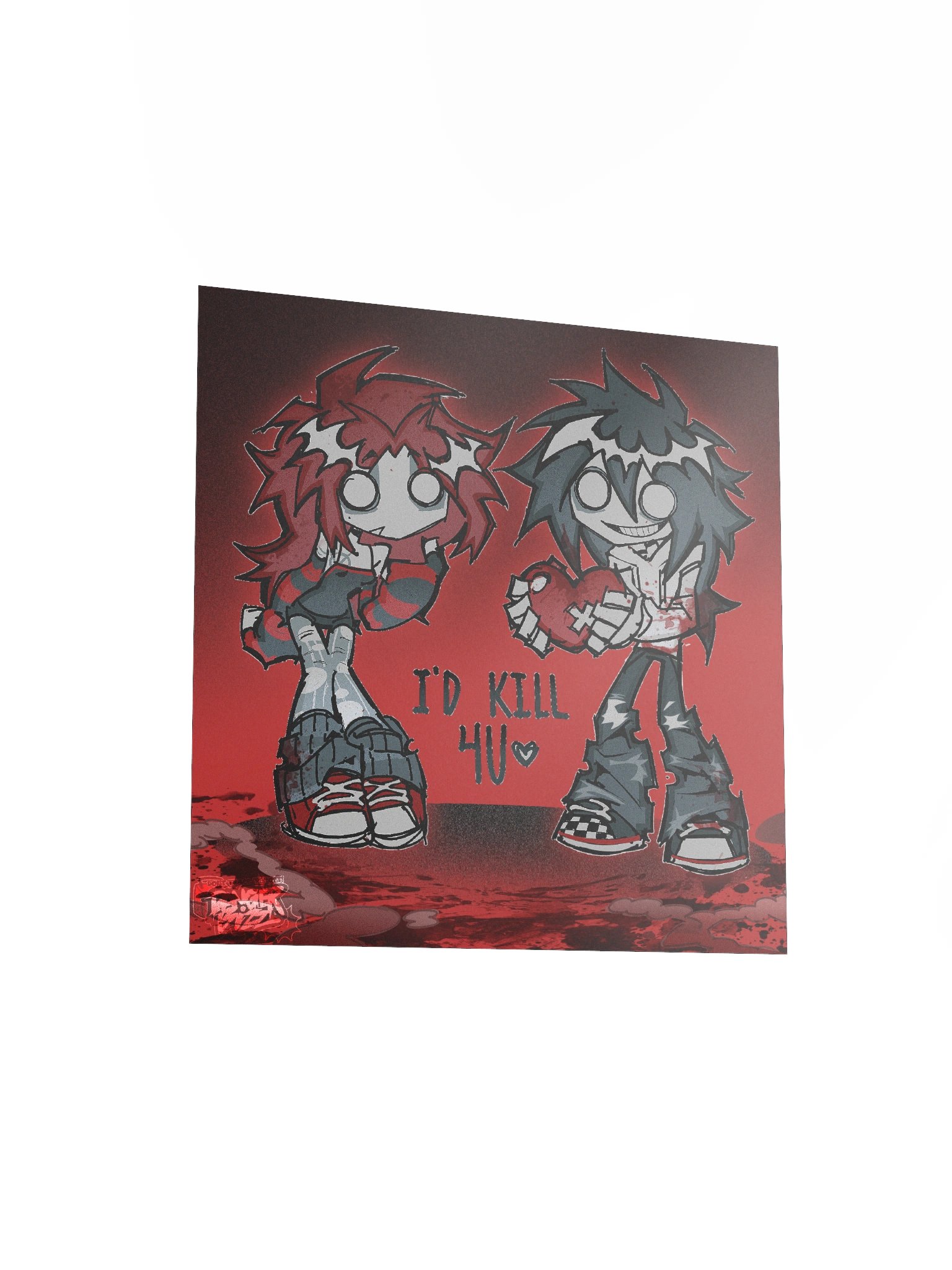 JEFFGHOST "ID KILL 4U" POSTER product image (11)