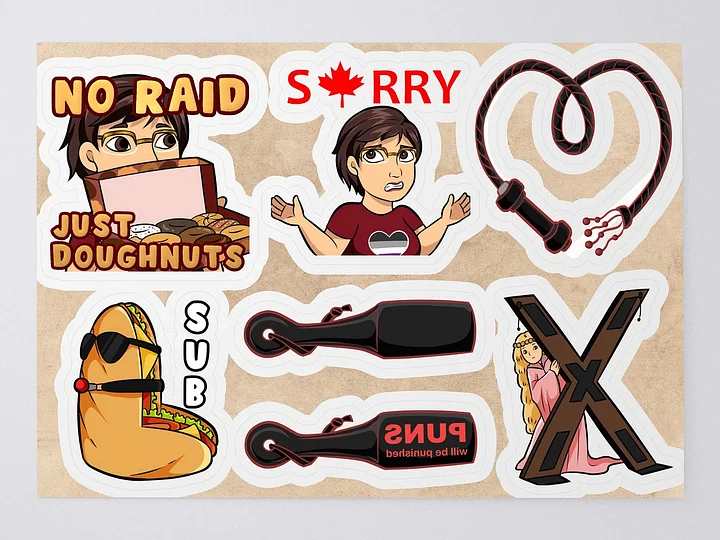 Commissioned Emotes sticker set 🇦🇺 🇨🇦 🇪🇺 🇺🇸 product image (1)