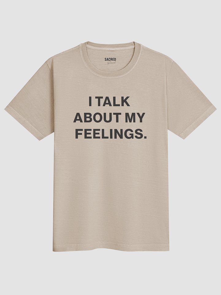 I Talk About My Feelings Oversized Tee product image (2)