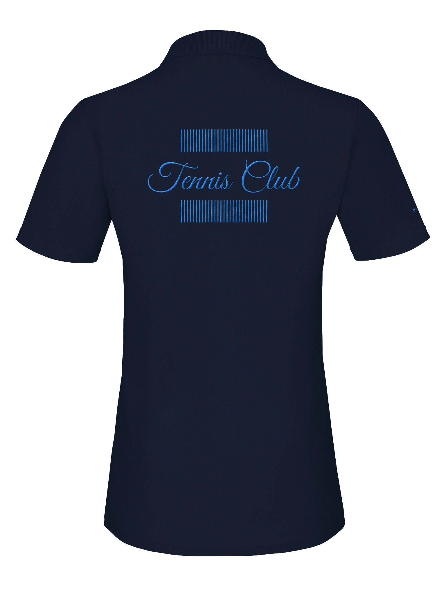 Women's Tennis Club Blue Cursive Polo product image (37)