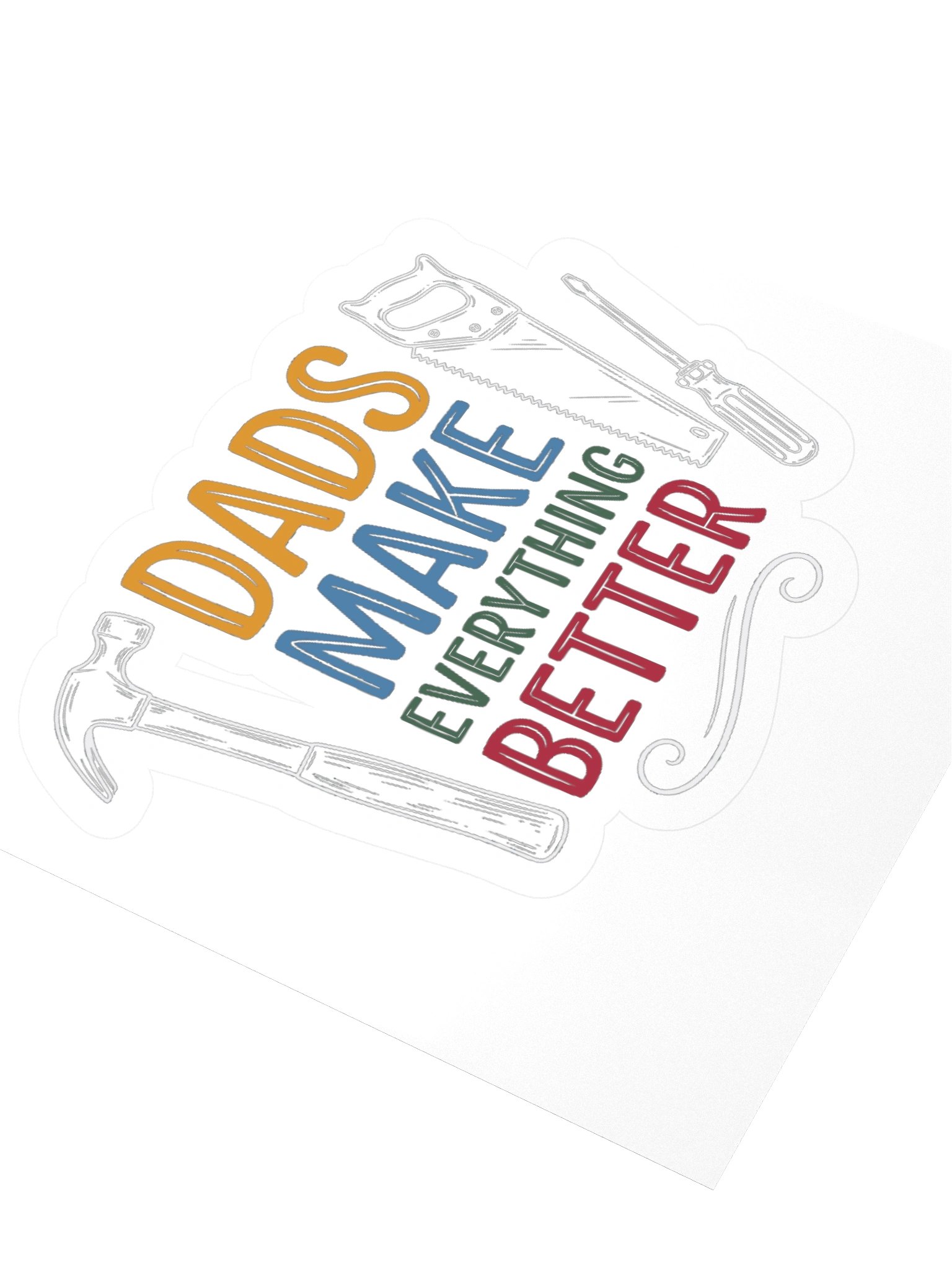 Dads Make Everything Better Sticker product image (9)