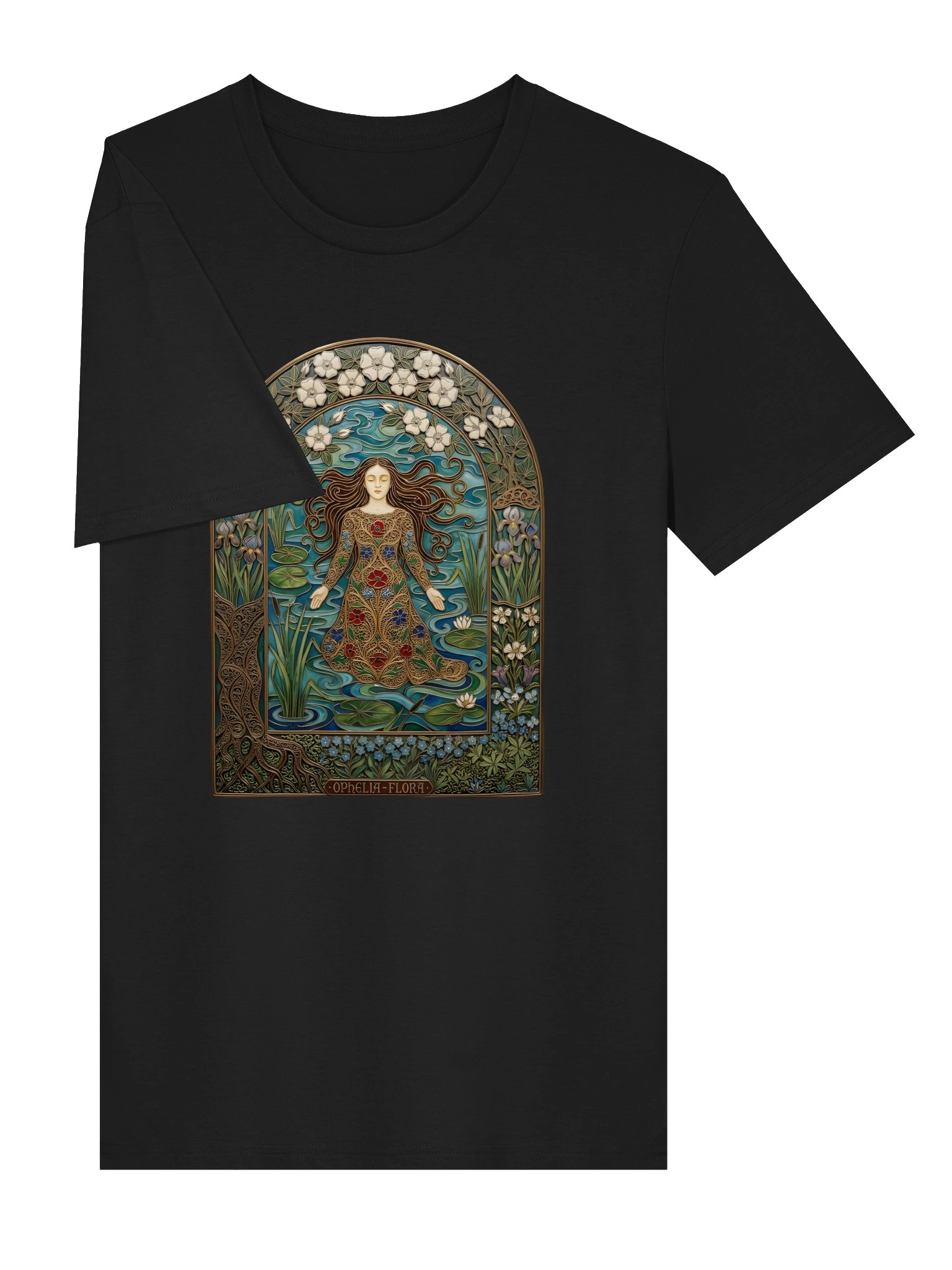 Ofelia Floral Vintage – Diseño para Camiseta product image (3)