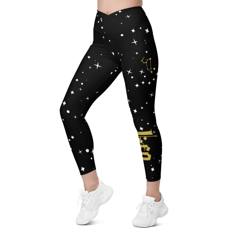 Stellar Leo Crossover Leggings with Pockets product image (6)