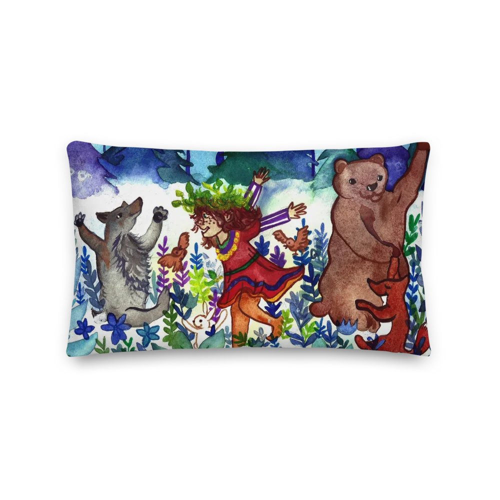 Forest Dance Decorative Pillow product image (5)